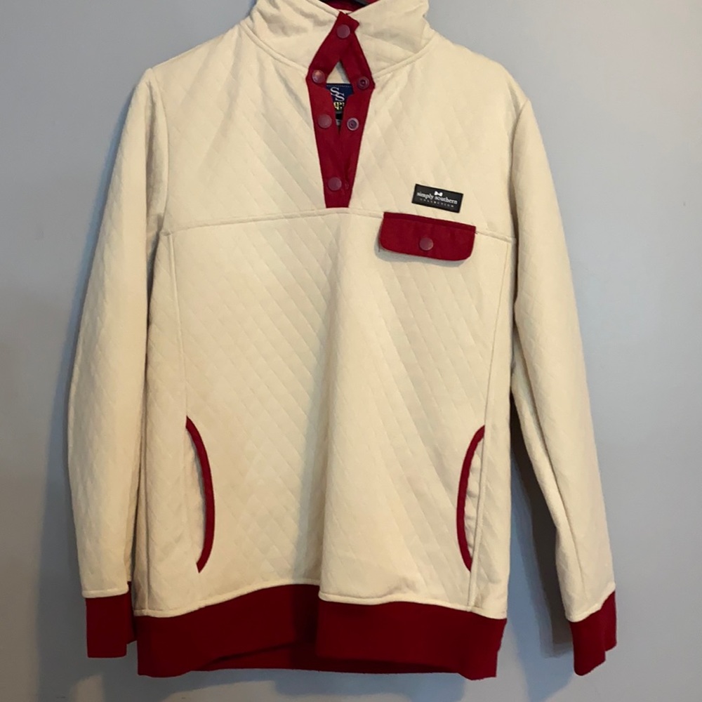 quilted simple southern pullover